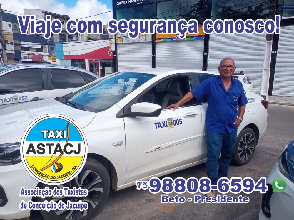 Nova faixa plotagem Taxi Conceição do Jacuípe